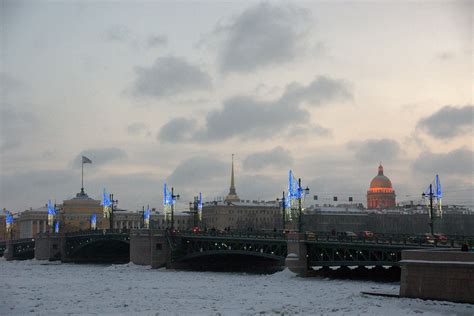 Зима холода pont de Palais moscouvite Flickr