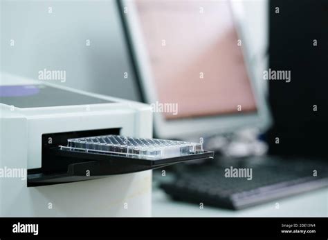 Elisa Test Plate Stock Photo Alamy