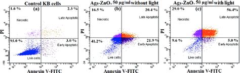 The Representative Flow Cytometric Dot Plot Of A Untreated Kb Cells