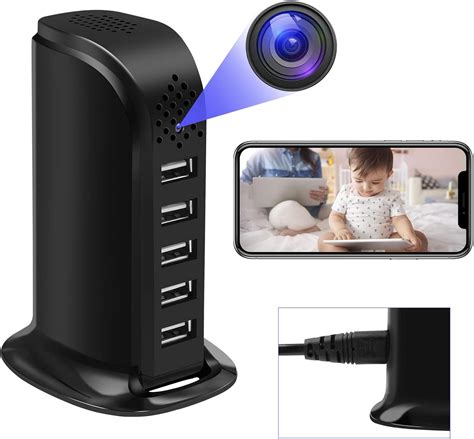 Pudet Luo Cam Ra Espion Wifi Mini Cam Ra Espion Cach E Port Chargeur