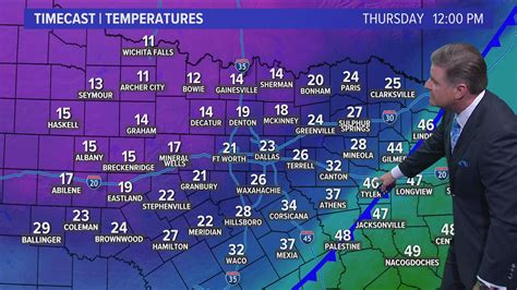 Dfw Weather What To Expect When The Arctic Air Arrives Thursday Wfaa