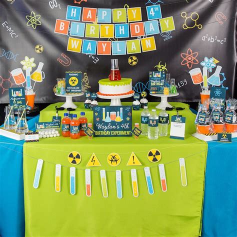 Science Party Decorations Science Birthday Decorations Mad Etsy Uk