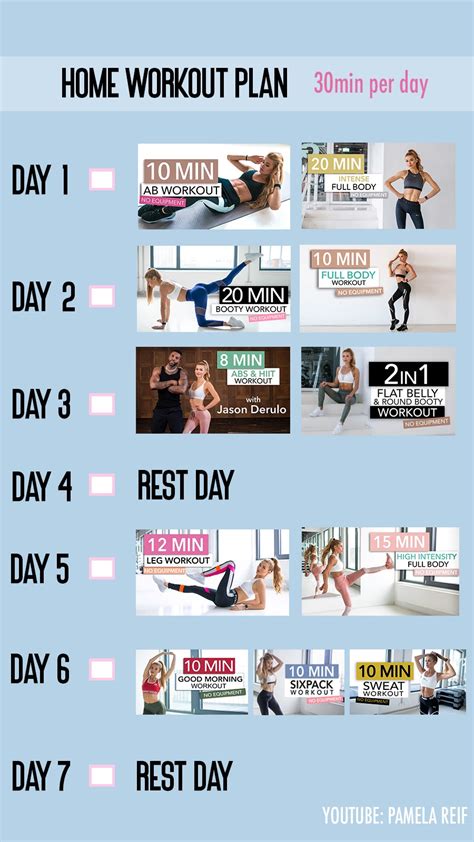 Pamela Reif Workout Plan Beginner