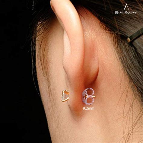 Beadnova Large 925 Sterling Silver Earring Backs Replacements Earring