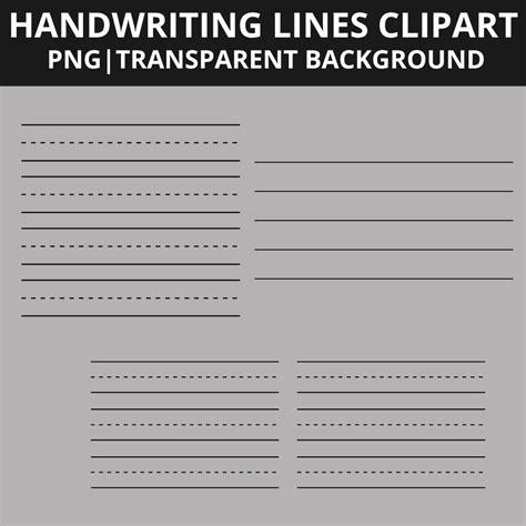 Handwriting lines clipart for primary grades, Writing lines clipart ...