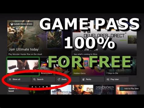 How To Get Xbox Game Pass Free In Youtube