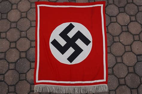 Original Third Reich Single Sided Podium Banner