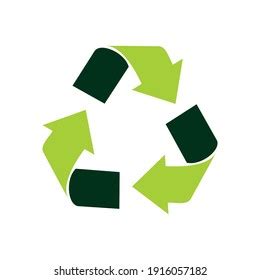 Recycle Icon Green Eco Cycle Arrows Stock Vector Royalty Free