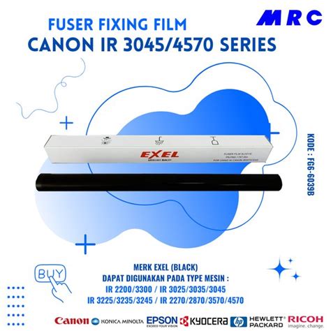 Jual Fixing Film Canon IR 3570 4570 Di Lapak MRC Official SMG Bukalapak