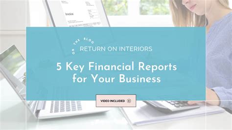 key financial reports   business