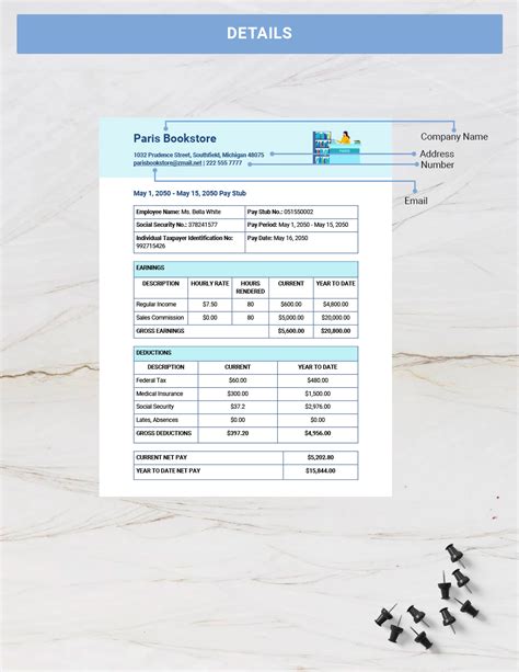 Basic Payslip Template - Google Docs, Word | Template.net