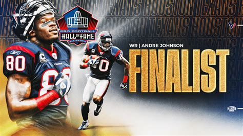 Andre Johnson Named Finalist For Pro Football Hall Of Fame