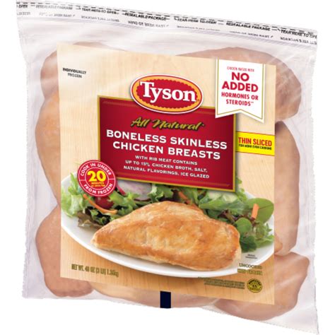 Tyson All Natural Boneless Skinless Chicken Breasts 3 LB Pick N Save