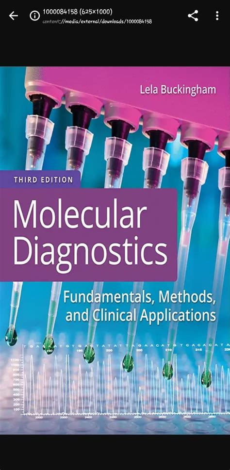 Molecular Diagnostics Fundamentals Methods And Clinical Applications