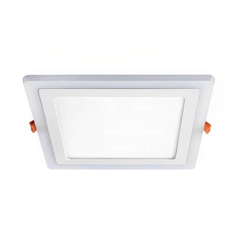 Plafon Led 12w 6w 3 Estágios Embutir Quadrado 6500k Elgin Em Oferta ALED