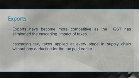 Impact Of GST On Indian Economy PPT