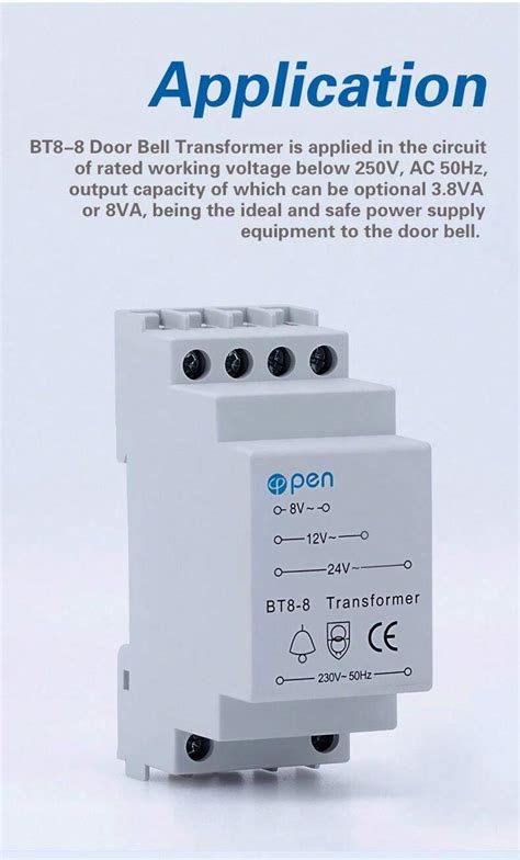 Trasformatore Campanello Bt V V V Trasformatore Elettrico A