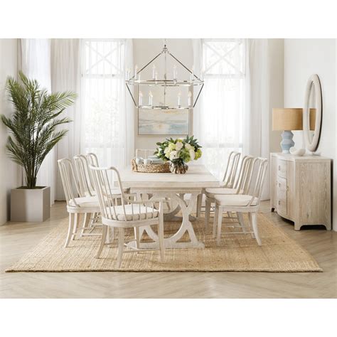 Hooker Furniture Serenity Topsail Rectangle Dining Table With Leaves