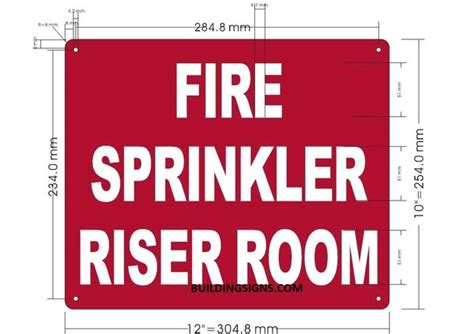 Hpd Signs Fire Sprinkler Riser Room Sign The Aluminum Hpd Signs Hpd Signs The Official Store