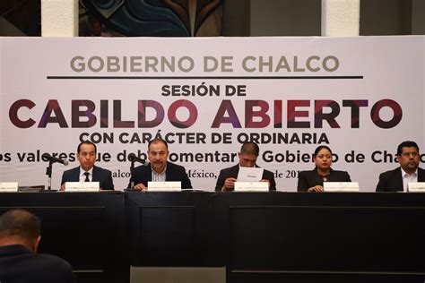 Boletín 77 Gobierno De Chalco Celebra Su Tercer Cabildo Abierto