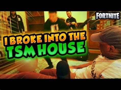 I Broke Into The Tsm Fortnite House W Daequan Hamlinz Myth Youtube