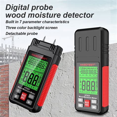 Habotest Ht Ht Wood Moisture Meter Detector Tester Wood Firewood