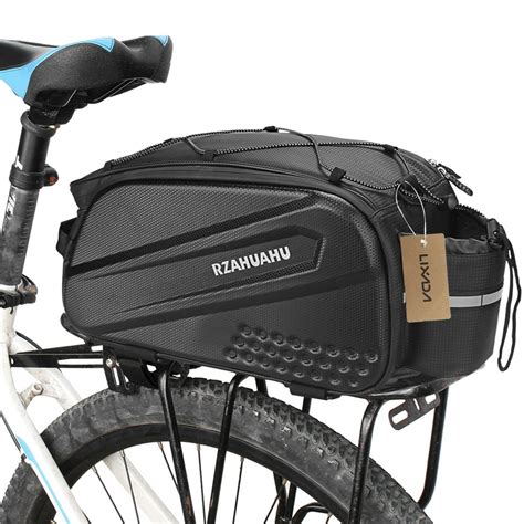 Lixada 10l Multifunctional Bicycle Rear Seat Bag Waterproof Cycling