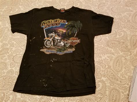 Harley Davidson Daytona Beach Bike Week T Shirt Gem