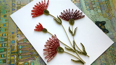 Quilling Flowers Using Comb Tutorial