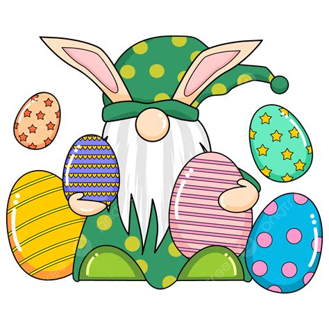 Easter Bunny Gnome Clipart Transparent Png Hd Easter Gnome Beautiful