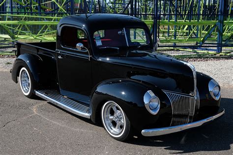 Chopped 1940 Ford Pickup Built for Show & Go - Ridetech