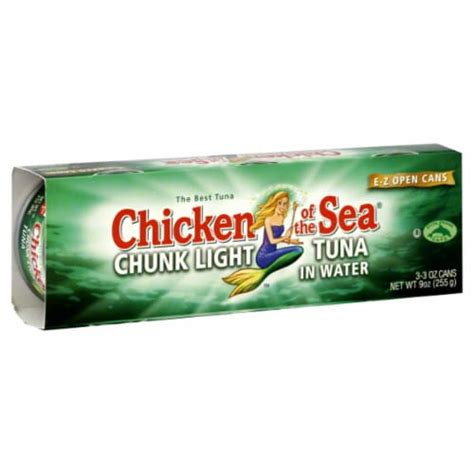 Chicken Of The Sea Chunk Light Tuna 3 Ct 3 Oz Ralphs