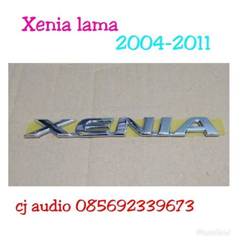 Jual Logo Emblem Tulisan Xenia Lama 2004 2011 Di Lapak CJ AUDIO Bukalapak