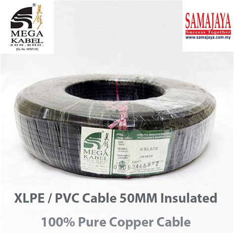 Mega Kabel Core X Mm Xlpe Pvc Cable Insulated Pure Copper