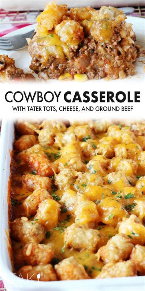 Cowboy Casserole Recipe With Tater Tots