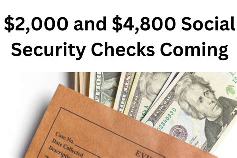 2 000 4 800 Social Security Checks 2024 Coming Know Your SSI SSDI