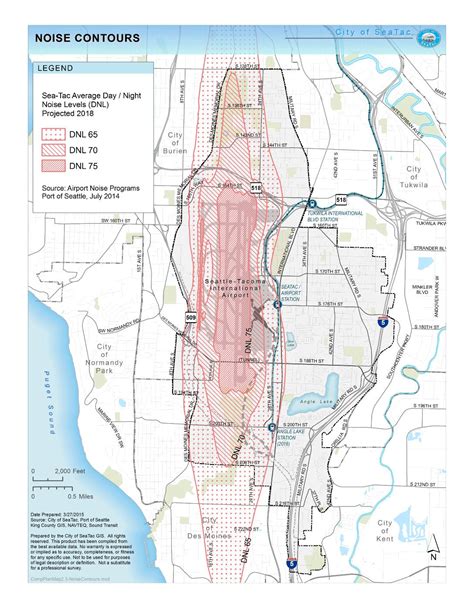 Noise Boundary Maps 2013 2018 2021 Sea Tac Noise Info