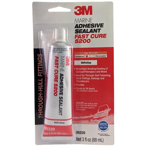 3m Marine Adhesive Sealant 5200 Fast Cure White Boater S Outlet