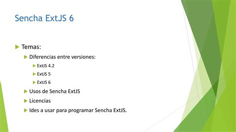 Diferencias Entre Versiones De Sencha Ext Js Ppt