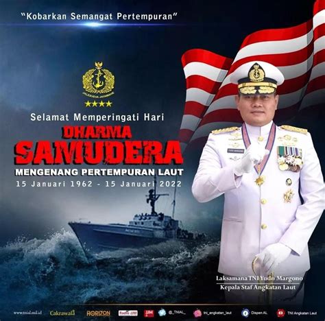 SELAMAT MEMPERINGATI HARI DHARMA SAMUDERA MENGENANG PERTEMPURAN LAUT