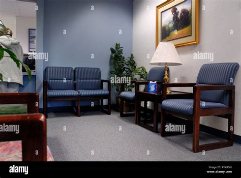 Doctors Office Waiting Room Stock Photo Alamy