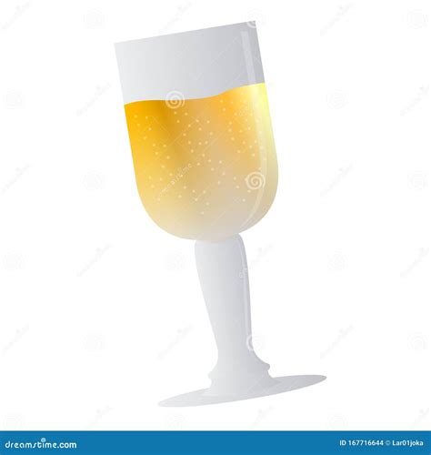 Champaign Glass Icon Stock Vector Illustration Of Alcohol 167716644