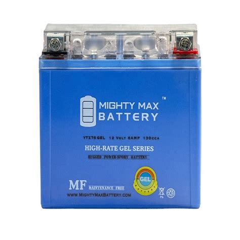 Mighty Max Battery 12 Volt 6 Ah 130 Cca Gel Rechargeable Sealed Lead Acid Sla Powersports