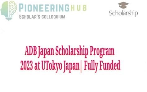 Adb Japan Scholarship Program 2023 Fully Funded