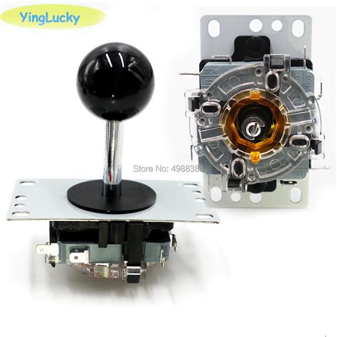 Controle Para Fliperama Joystick Diy Bola Vermelha 4 8 Way Combate Pe