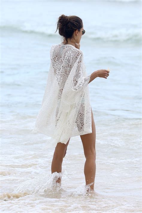 ALESSANDRA AMBROSIO In Bikini On Vacantion In Florianoplis HawtCelebs