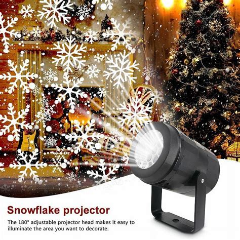 Morttic Christmas Snowflake Projector Lights Indoor Christmas