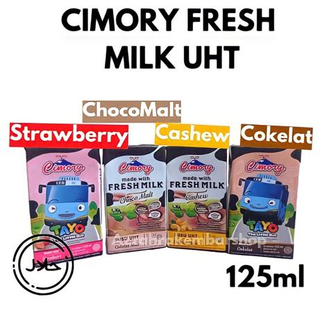 Jual Cimory Fresh Milk Susu UHT Kotak Coklat Strawberry Tayo Cashew