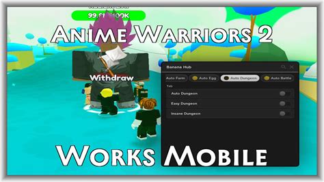 NEW Anime Warriors Simulator 2 Script Mobile And Fluxus Or Scripware