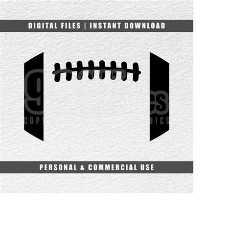 Football Laces Svg Football Cut File Cricut Svg Silhouett Inspire Uplift